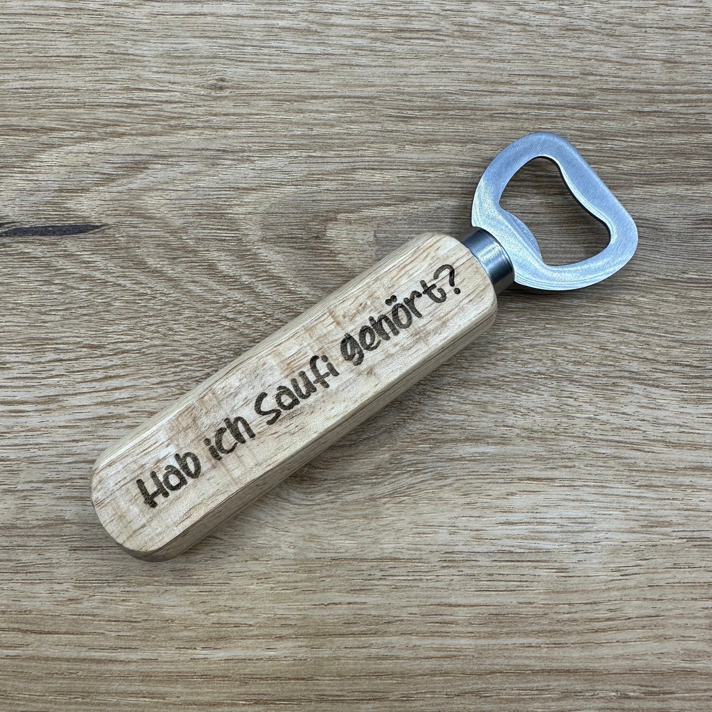 Flaschenöffner "Hab ich Saufi gehört?" - Geschenkidee / Party / Junggesellenabschied / Vatertag
