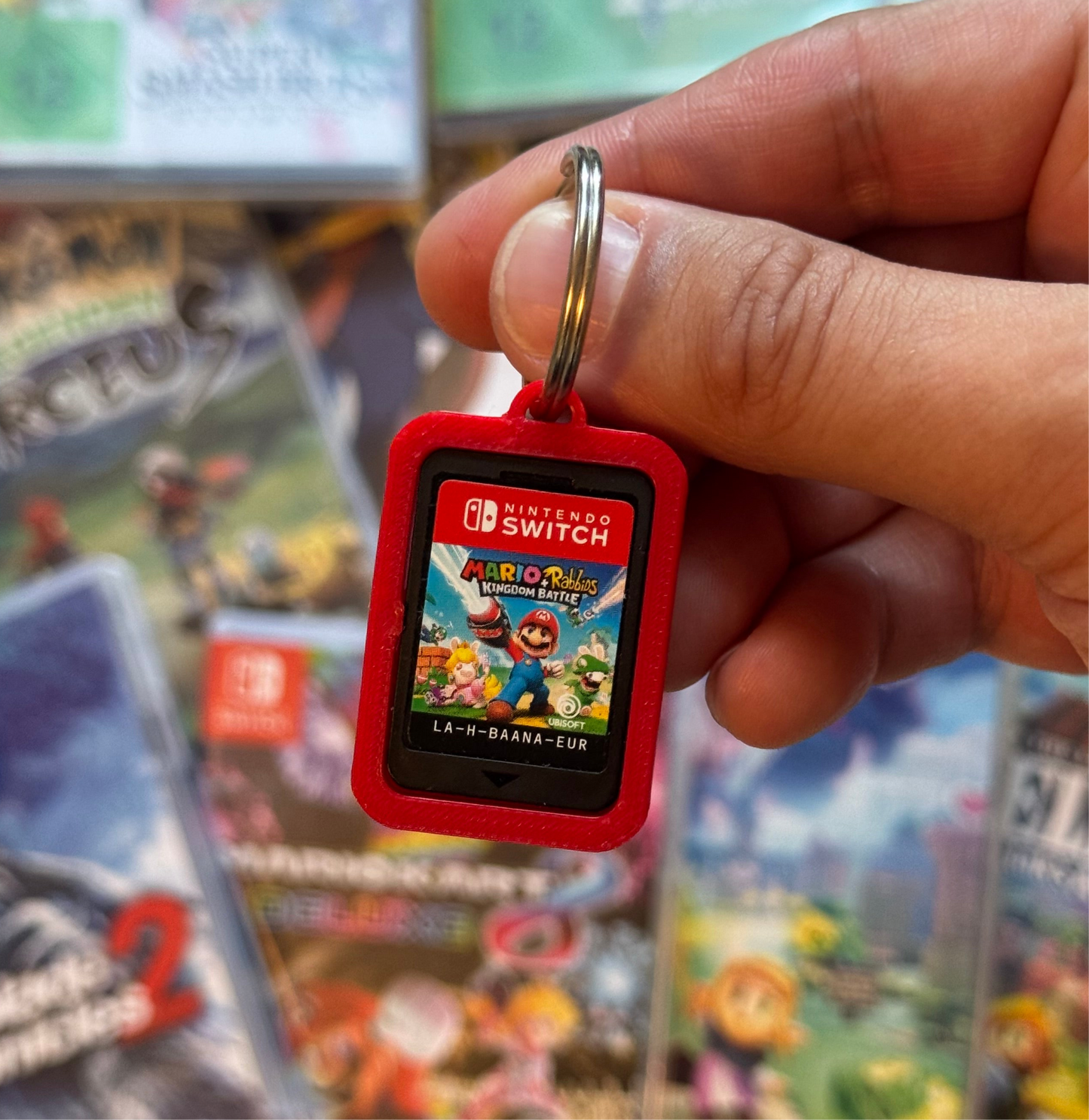 Nintendo Switch Keychain "CartCase" | Fits all Nintendo Switch &amp; Switch 2 cartridges | Showcase your favorite game!