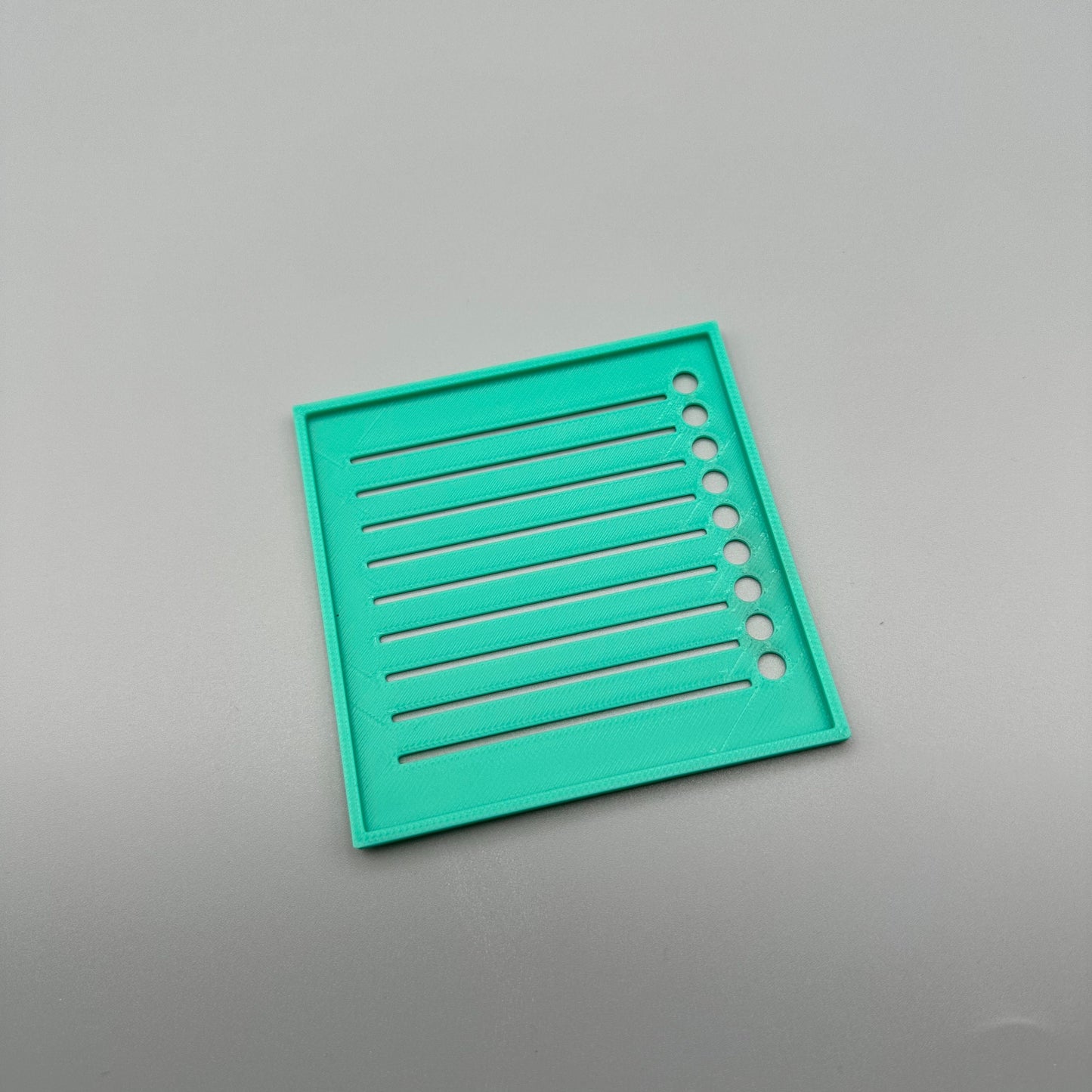 Schablone für Einkaufszettel, To-Do Listen, Notizzettel, Sticky Notes, uvm. / passend für 76x76mm Blöcke