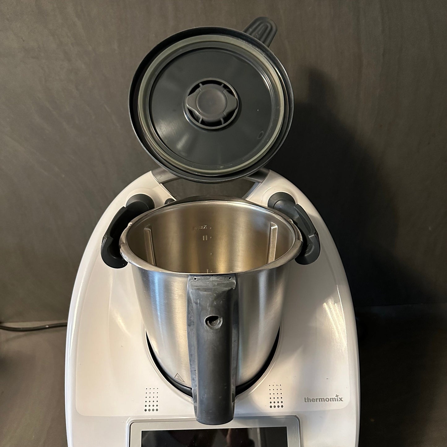 Thermomix Deckelhalter Tropfschutz Vorwerk TM5 TM6 Küchenhelfer Zubehör Küche Praktisches Tool Geschenkidee Einweihung Kochutensilien