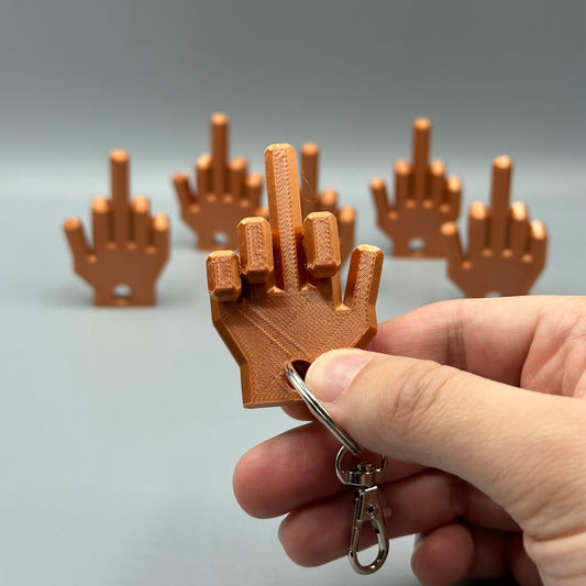 Mittelfinger Schlüsselanhänger - lustiger Schlüsselbund Anhänger - für schlechte Tage!