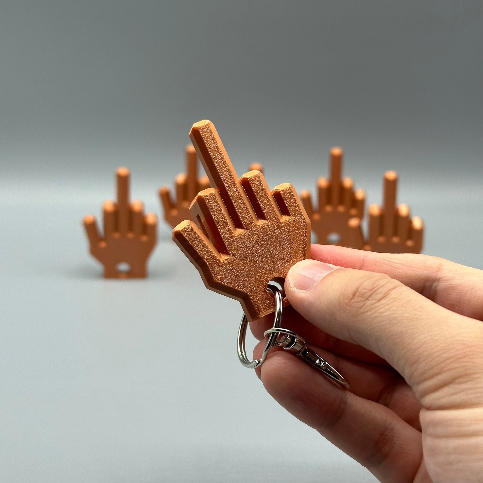 Mittelfinger Schlüsselanhänger - lustiger Schlüsselbund Anhänger - für schlechte Tage!