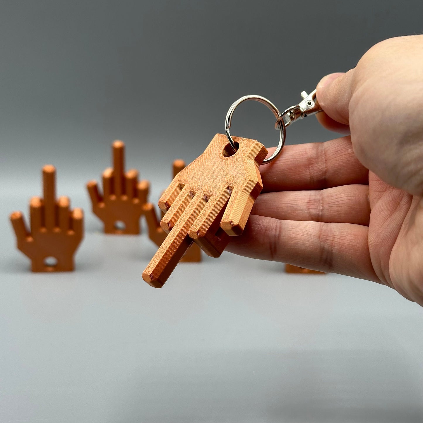 Mittelfinger Schlüsselanhänger - lustiger Schlüsselbund Anhänger - für schlechte Tage!