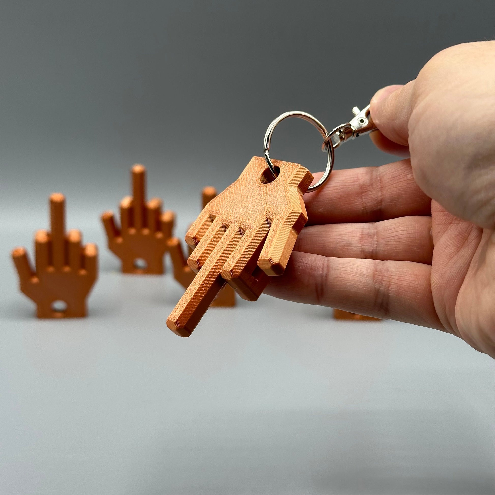 Mittelfinger Schlüsselanhänger - lustiger Schlüsselbund Anhänger - für schlechte Tage!