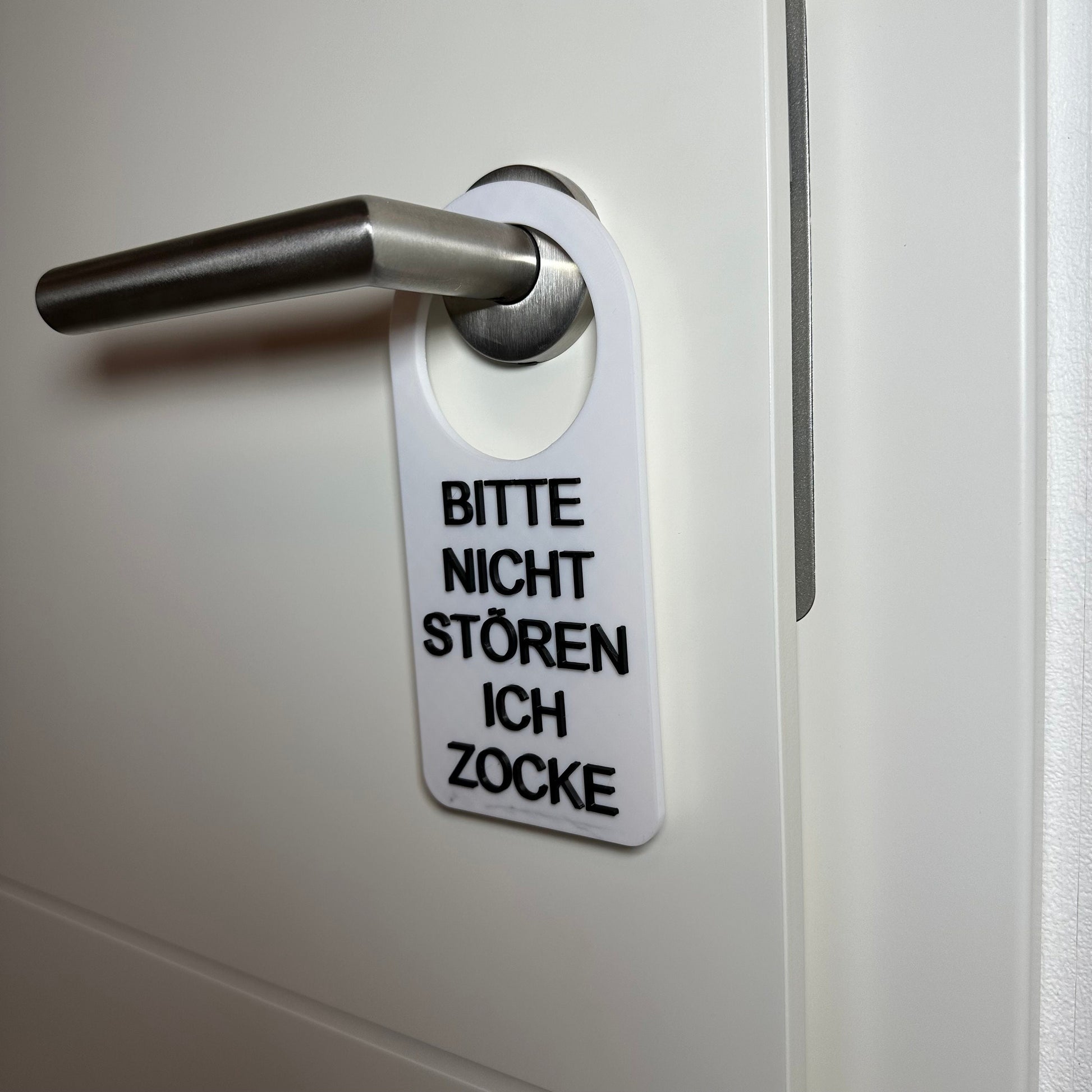 Türanhänger für Gamer - Bitte nicht stören Zockerzimmer - Türschild