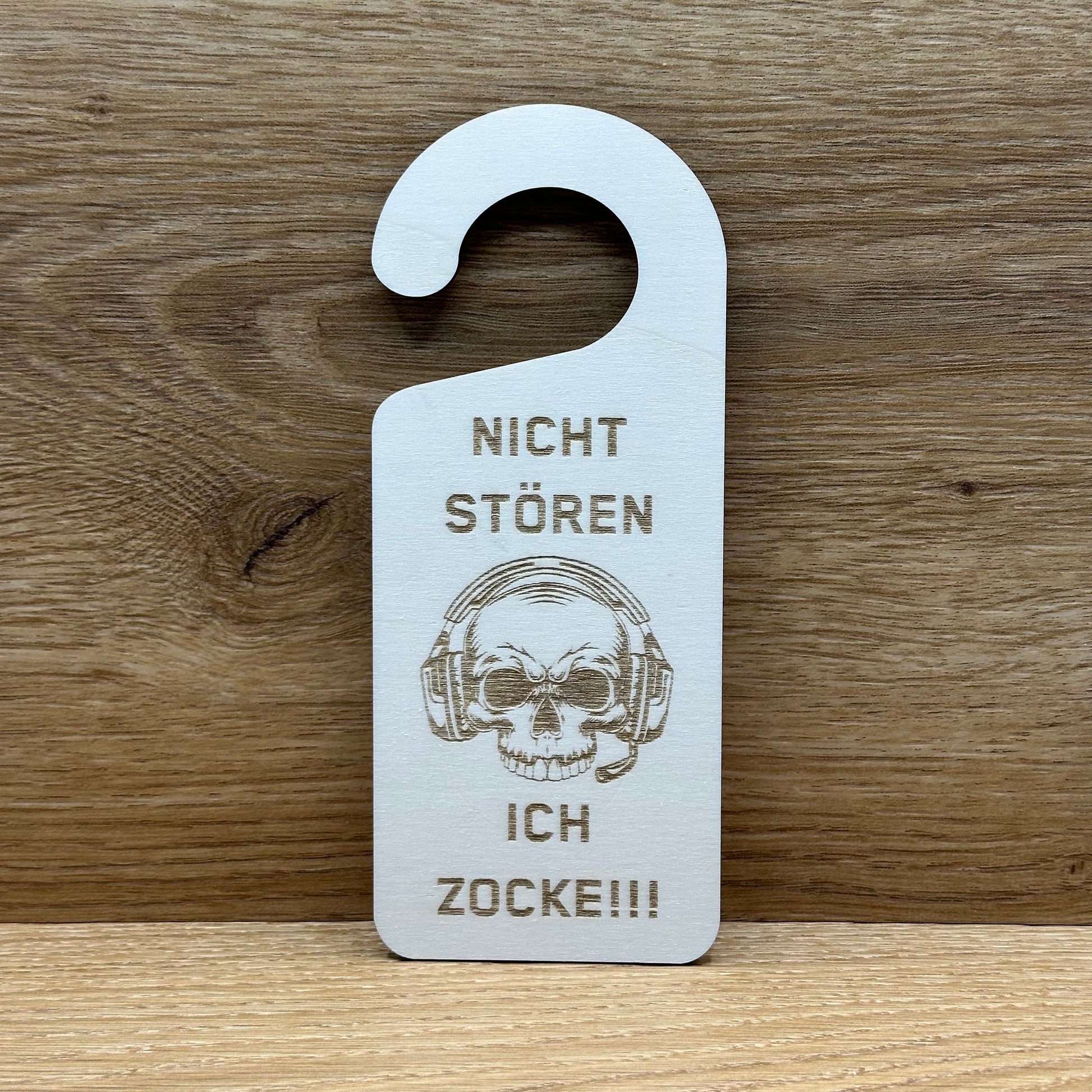 Gamer Türanhänger aus Holz - Geschenkidee – Personalisierter Look für dein Gaming Zimmer