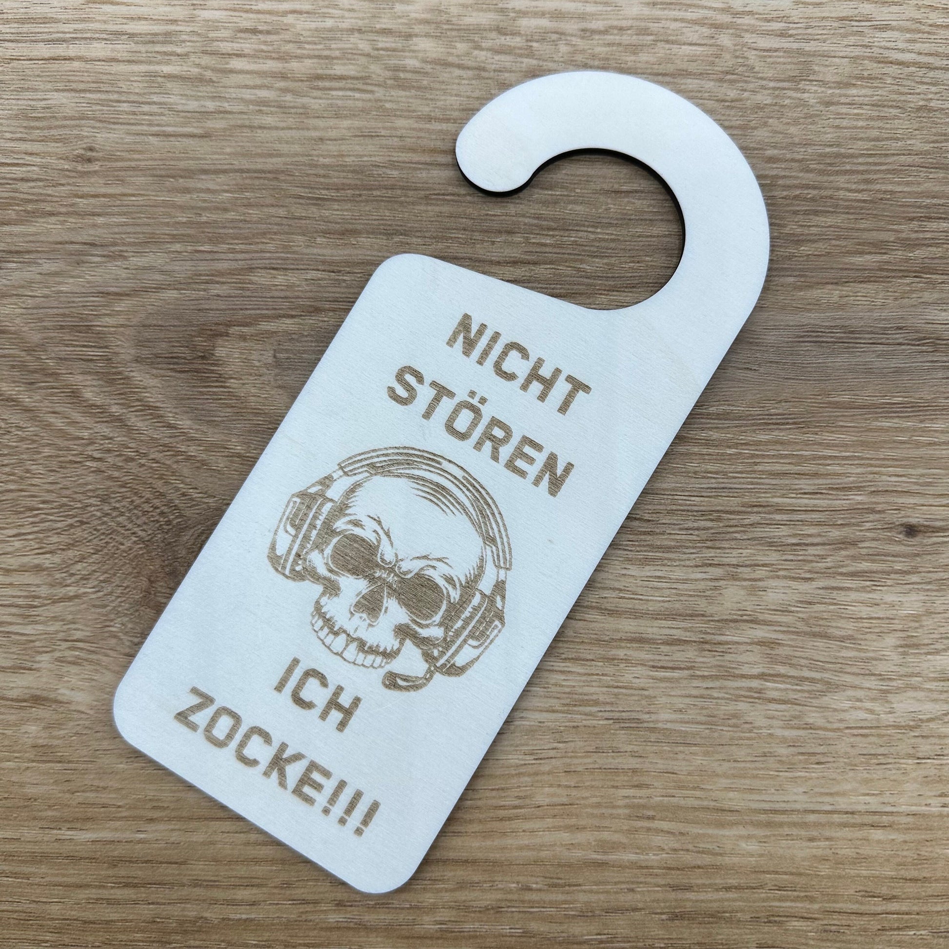 Gamer Türanhänger aus Holz - Geschenkidee – Personalisierter Look für dein Gaming Zimmer