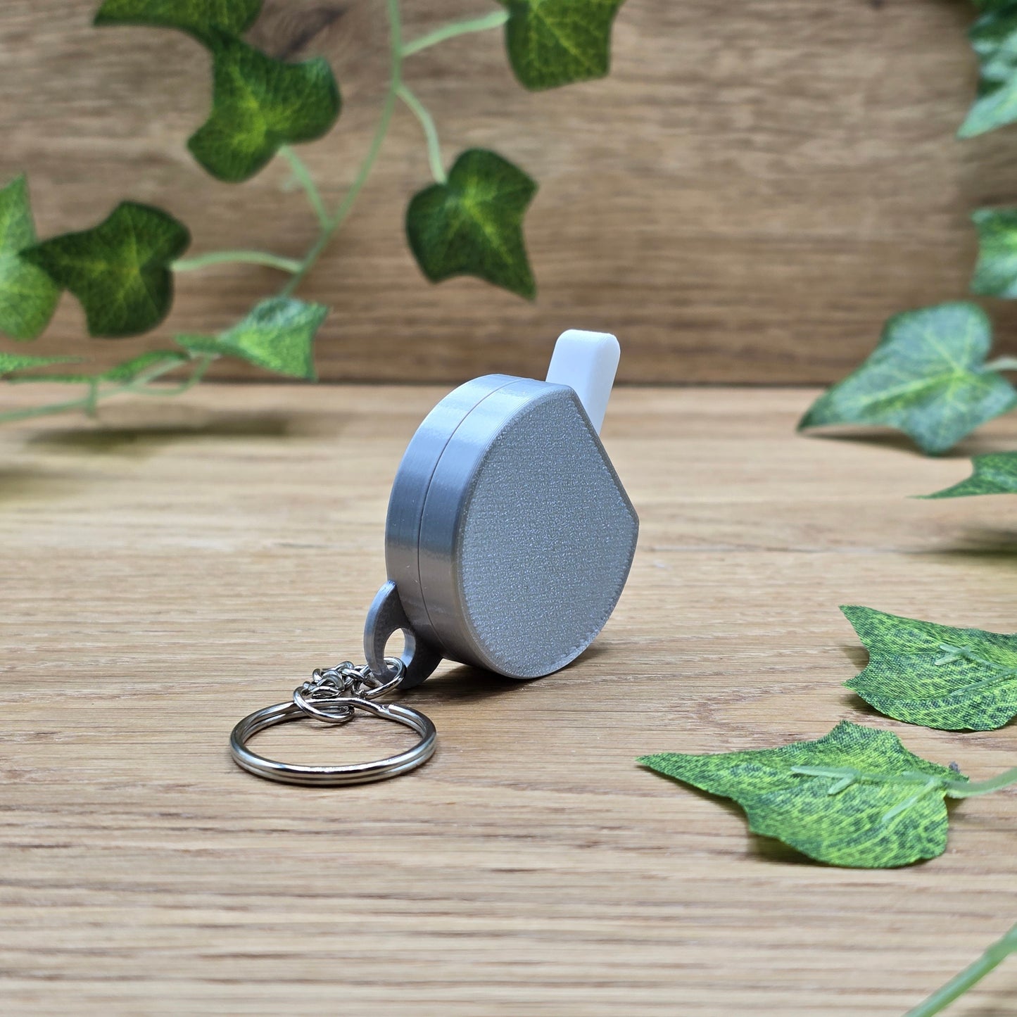 Fidget Toy Anti-Stress Spielzeug | Silber |ADHS Mechanischer Schlüsselanhänger On Off Switch Schalter Stressabbau Büro Schreibtisch