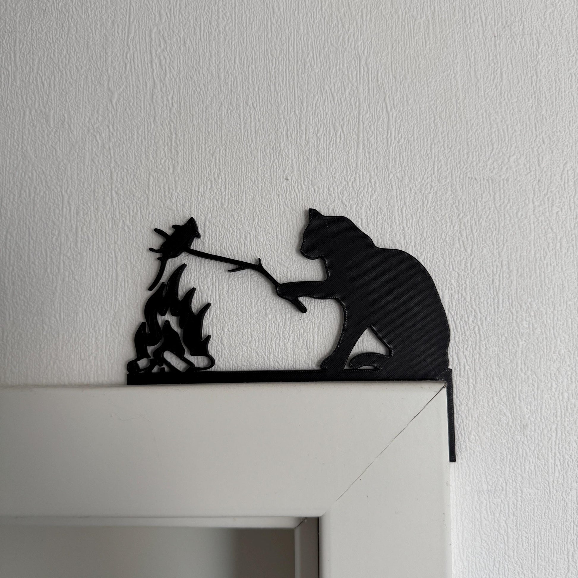 Freche Katzen Dekoration für Türen, Steckdosen, Lichtschalter, PC Monitor. Für Haustierliebhaber