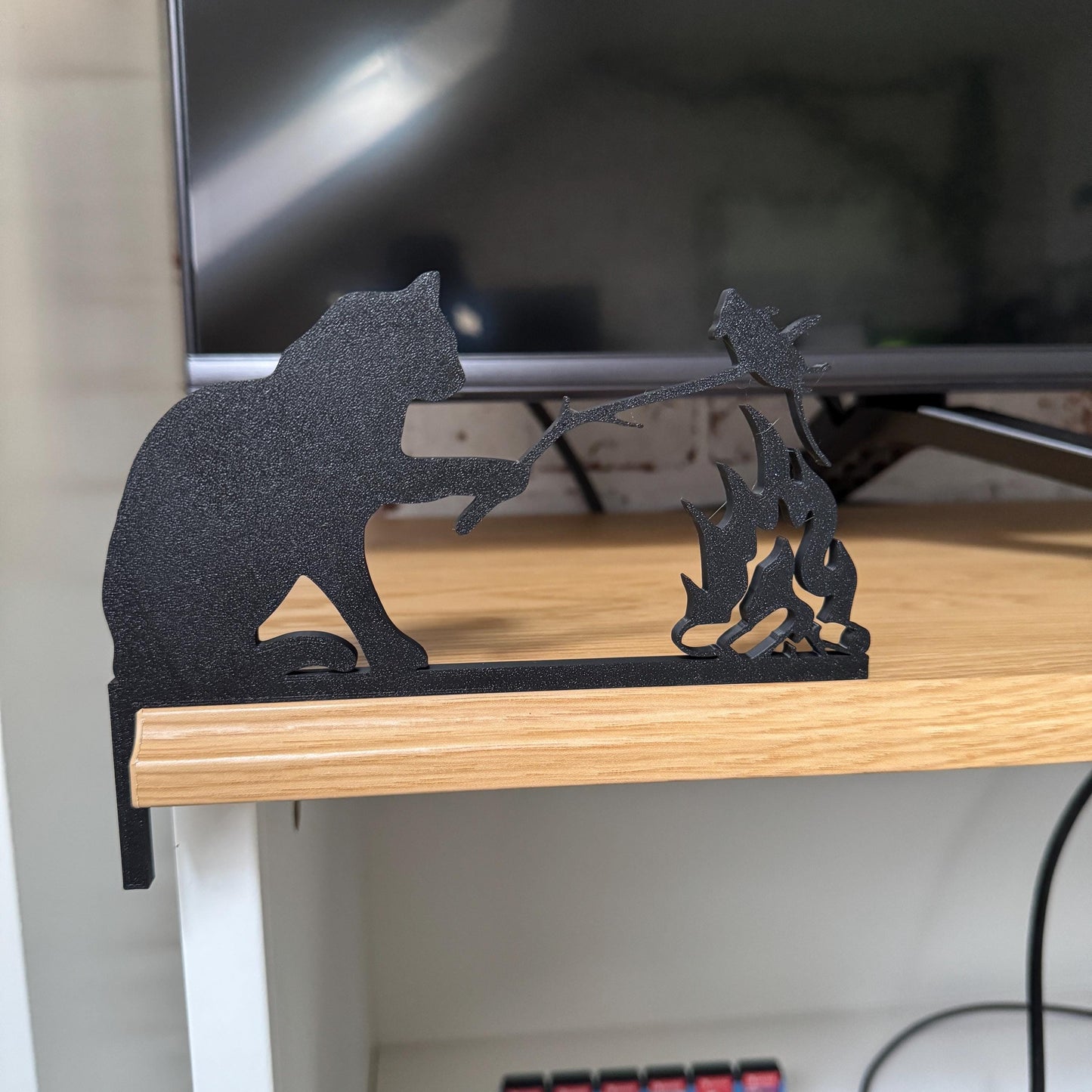 Freche Katzen Dekoration für Türen, Steckdosen, Lichtschalter, PC Monitor. Für Haustierliebhaber