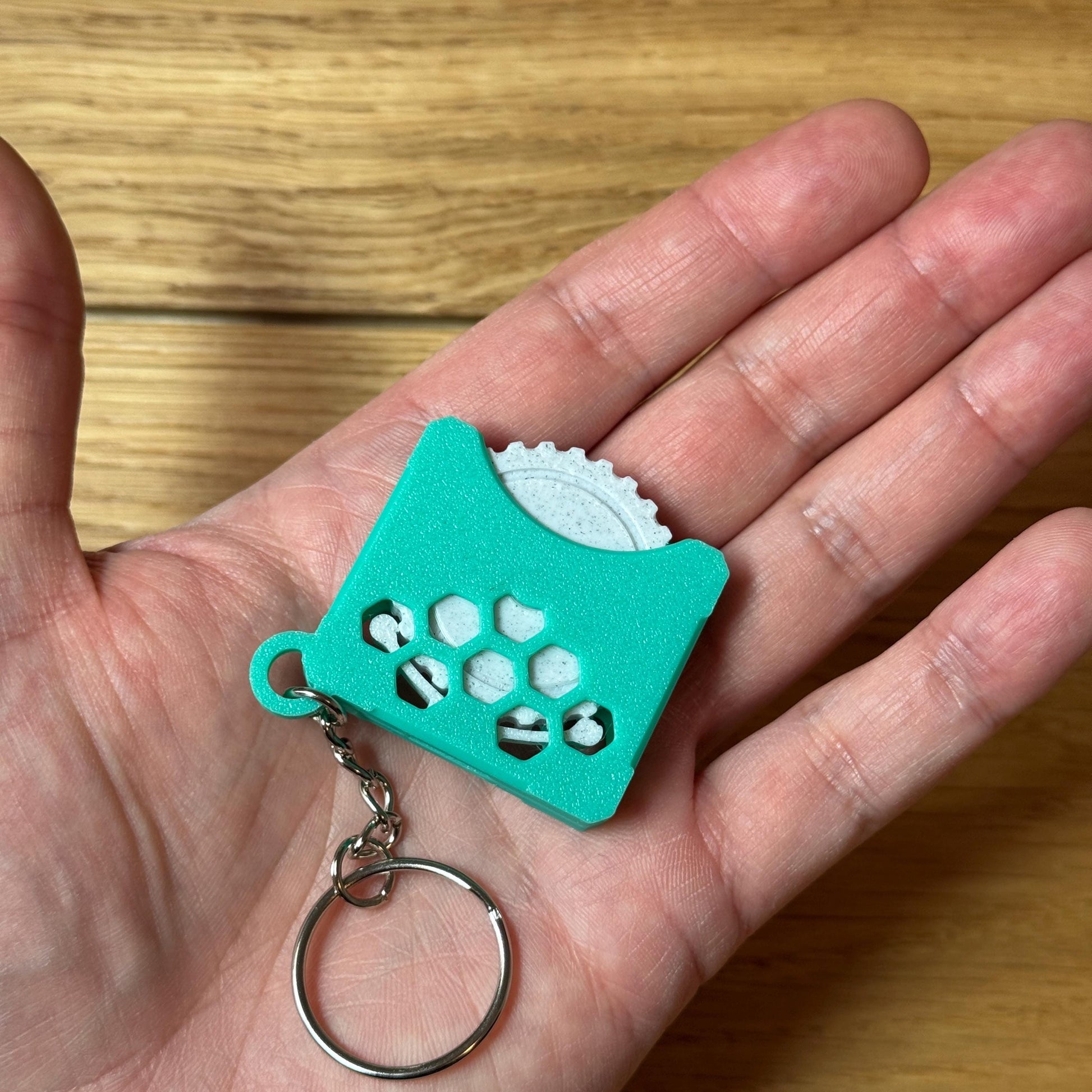 Fidget Toy Anti-Stress Spielzeug Rotary Drehknopf ADHS Sensorischer Schlüsselanhänger Stressabbau Schreibtisch Kleine Geschenkidee Alltag