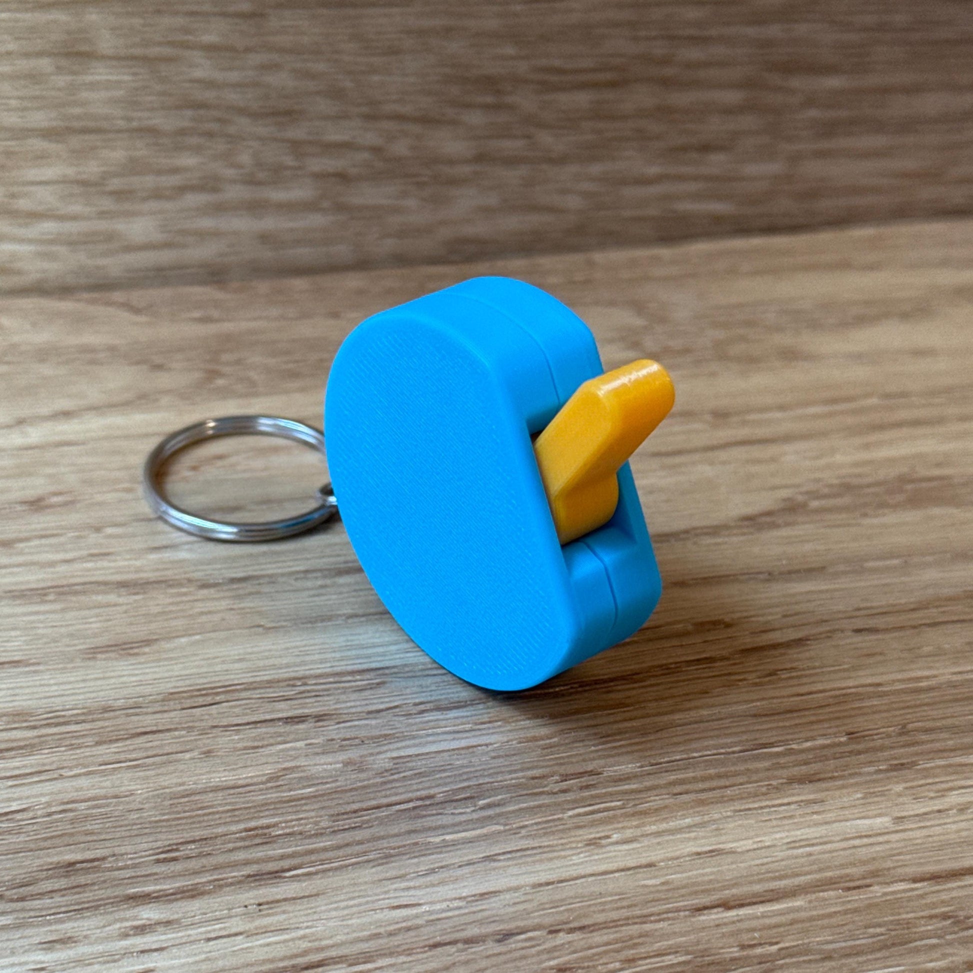 Fidget Toy Anti-Stress Spielzeug ADHS Sensorisches Mechanischer Schlüsselanhänger On Off Switch Schalter Stressabbau Büro Schreibtisch