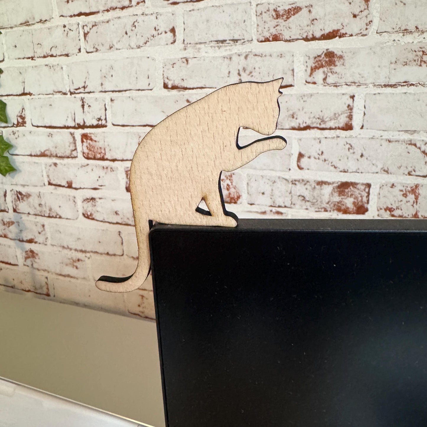 Katzen Lichtschalter Dekoration für Haustierliebhaber | Holz | Schöne Dekoration aus Holz | Geschenkidee | Geburtstag, Freunde, Familie