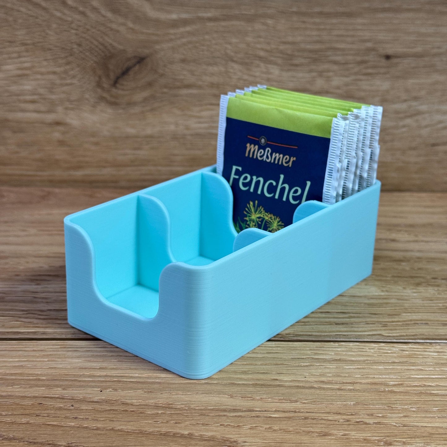 Tee Aufbewahrung | Teekiste für Teebeutel | praktischer Teebeutelspender / Teeorganizer | Geschenkidee für Teeliebhaber, Geburtstag