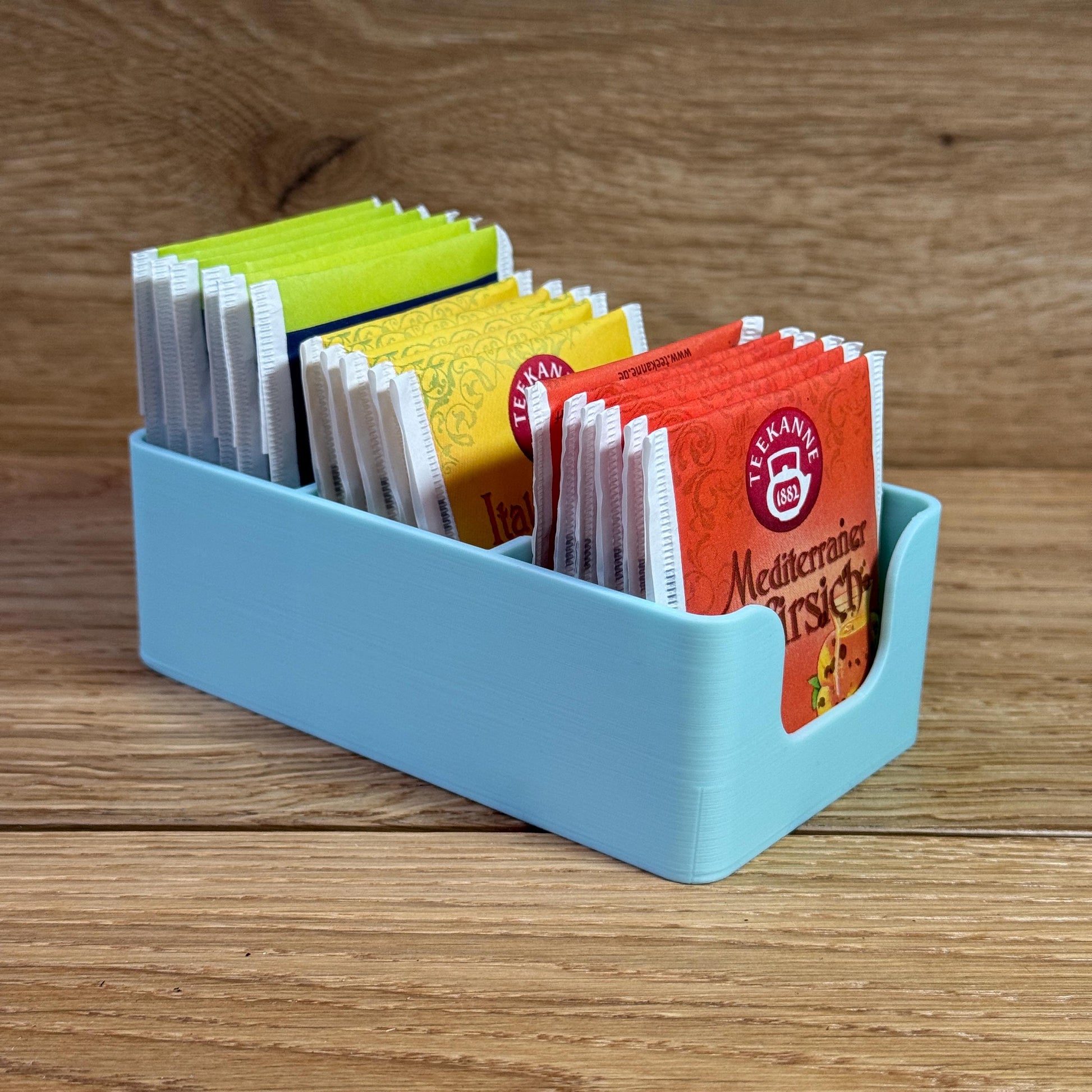 Tee Aufbewahrung | Teekiste für Teebeutel | praktischer Teebeutelspender / Teeorganizer | Geschenkidee für Teeliebhaber, Geburtstag