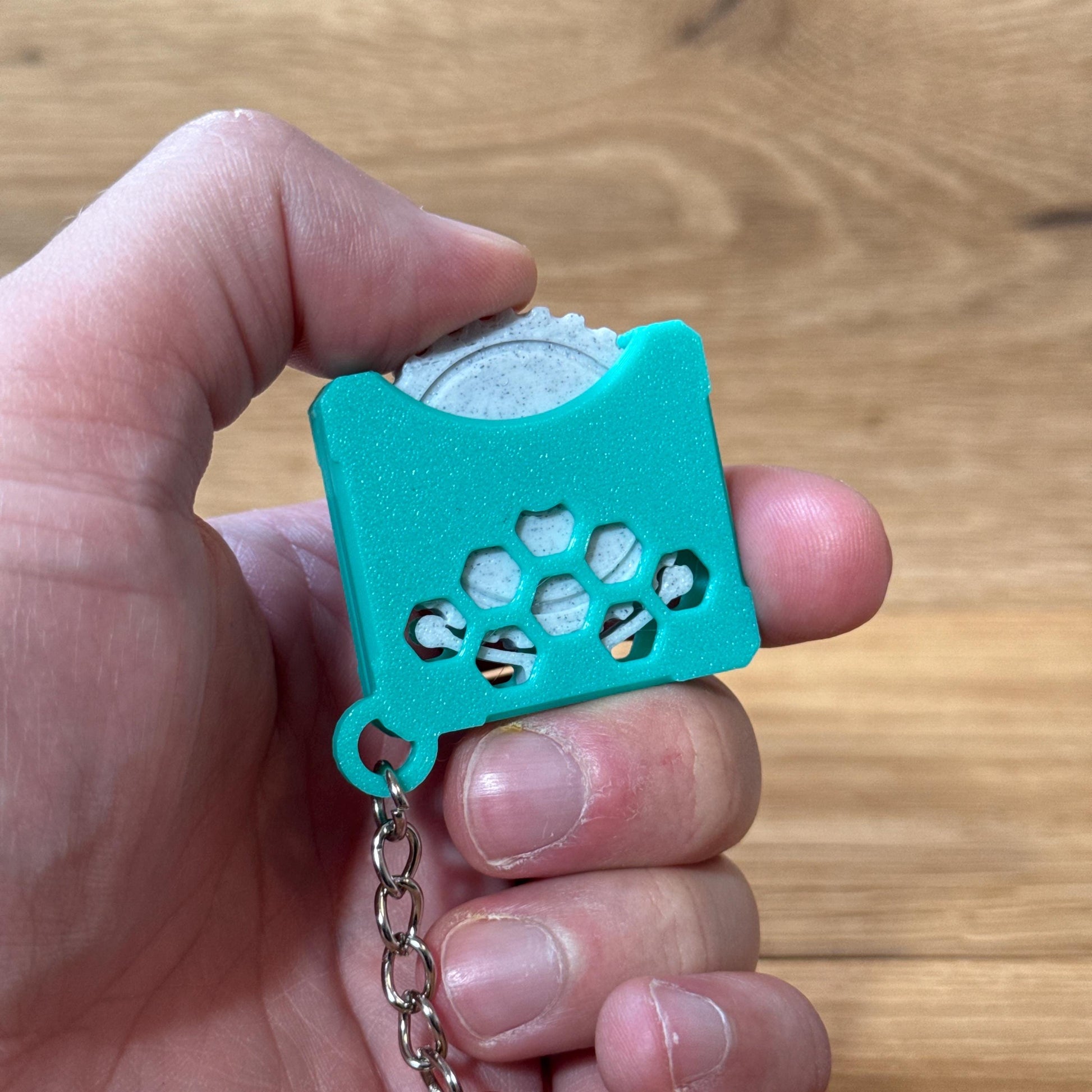 Fidget Toy Anti-Stress Spielzeug Rotary Drehknopf ADHS Sensorischer Schlüsselanhänger Stressabbau Schreibtisch Kleine Geschenkidee Alltag