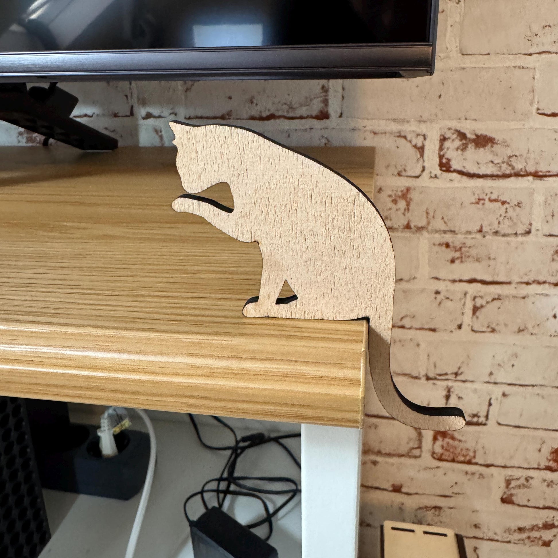 Katzen Lichtschalter Dekoration für Haustierliebhaber | Holz | Schöne Dekoration aus Holz | Geschenkidee | Geburtstag, Freunde, Familie