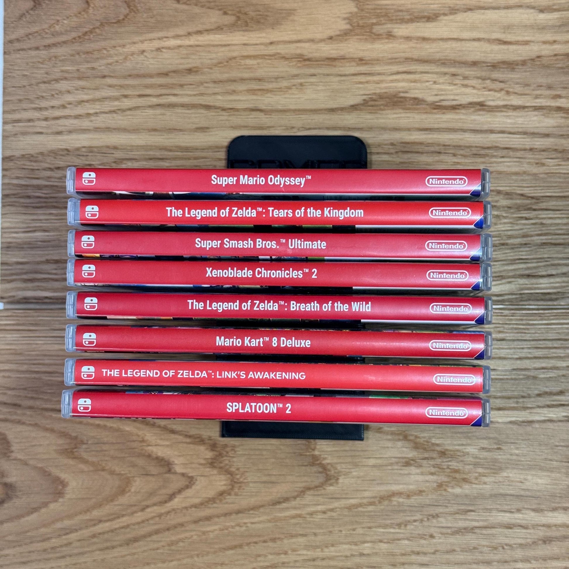 Nintendo Switch Game Case Organizer / Holder für bis zu 8 Spiele / zum Bohren oder kleben / Must have für deine Nintendo Switch Spiele!