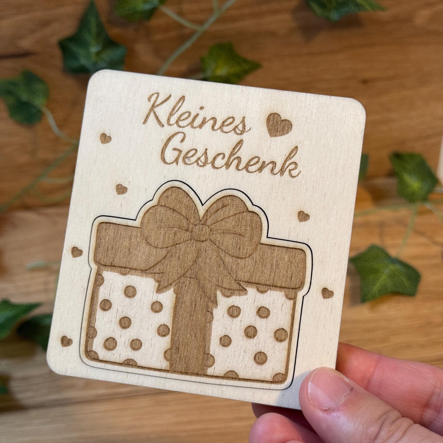Schwangerschaft verkünden | Ihr werdet Oma & Opa | Tolle Geschenkidee aus Holz | Für werdende Großeltern | Holzkarte Schwangerschaft