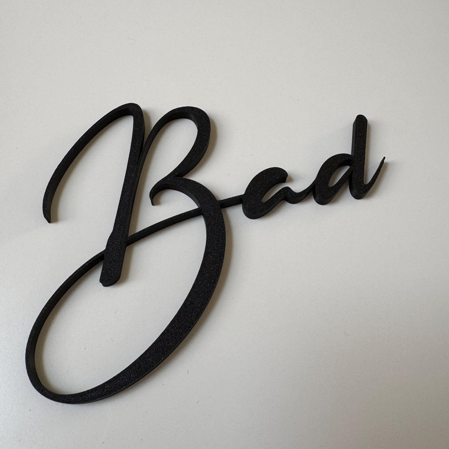 Türschild Badezimmer | Bad, Gäste WC, Schriftzug – Die stilvolle Türdekoration für dein Badezimmer