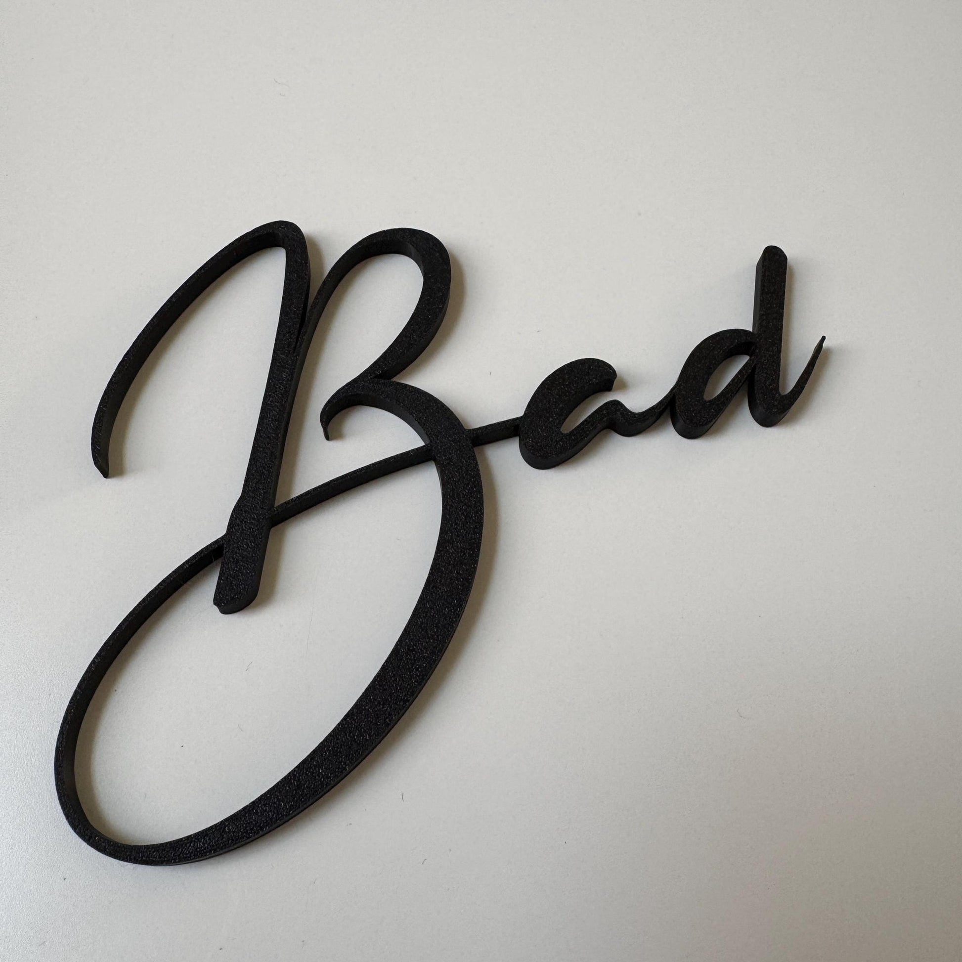 Türschild Badezimmer | Bad, Gäste WC, Schriftzug – Die stilvolle Türdekoration für dein Badezimmer