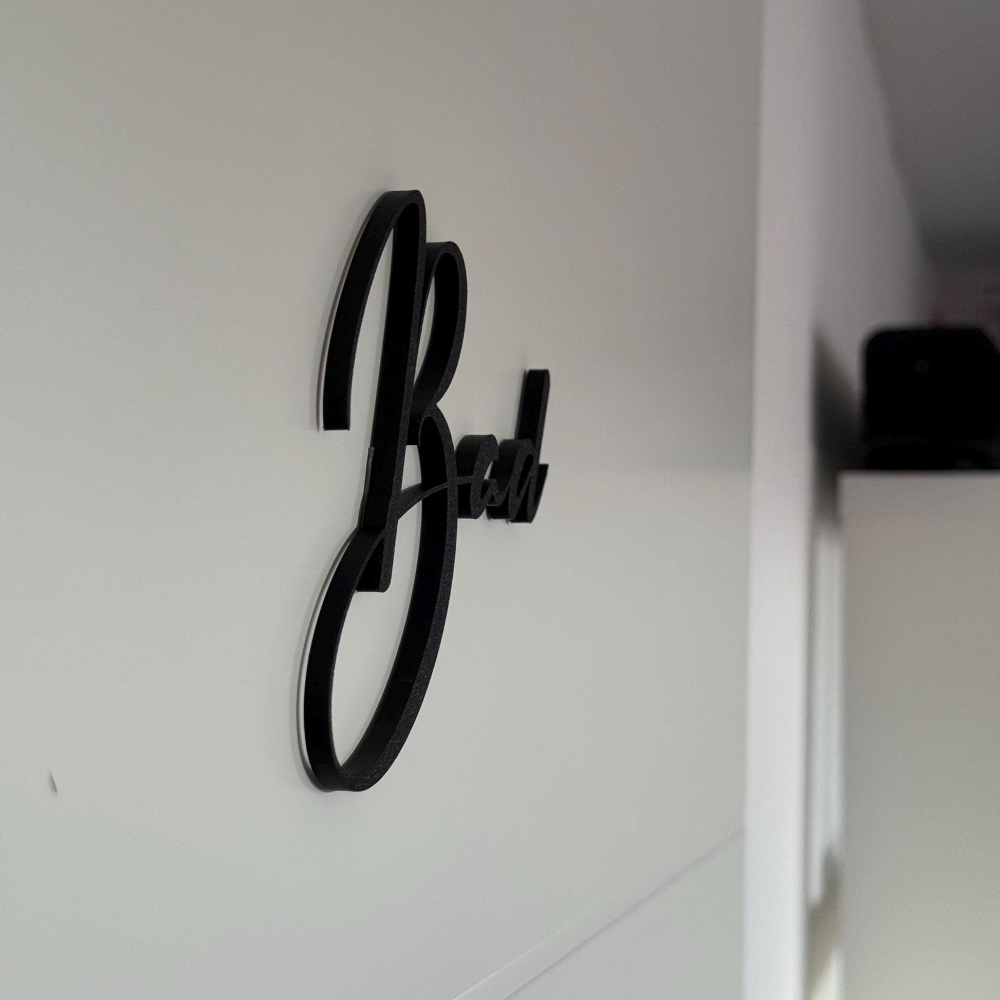 Türschild Badezimmer | Bad, Gäste WC, Schriftzug – Die stilvolle Türdekoration für dein Badezimmer