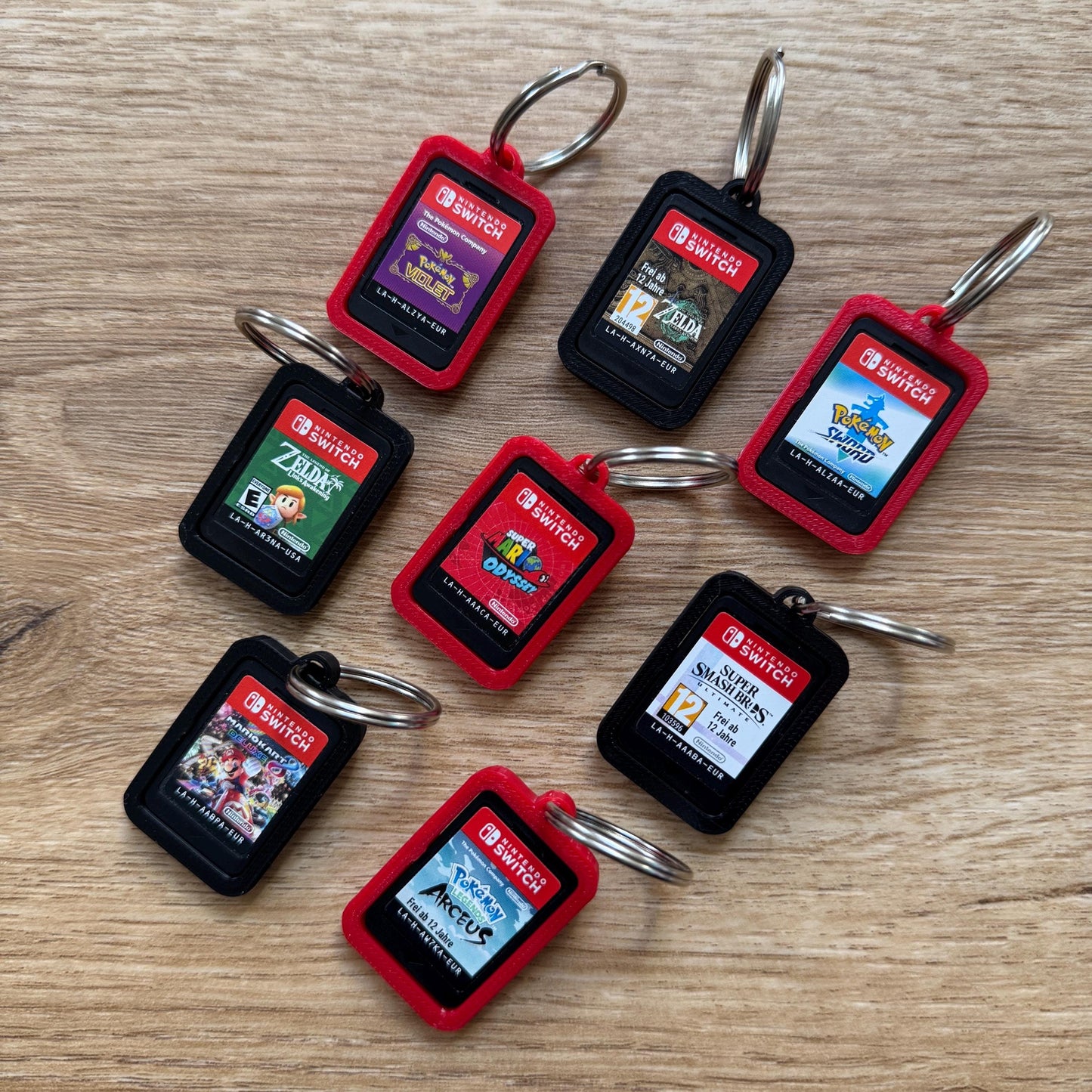 Nintendo Switch Schlüsselanhänger "CartCase" | Passend für alle Nintendo Switch & Switch 2 Cardridges | Präsentiere dein Lieblings Game!