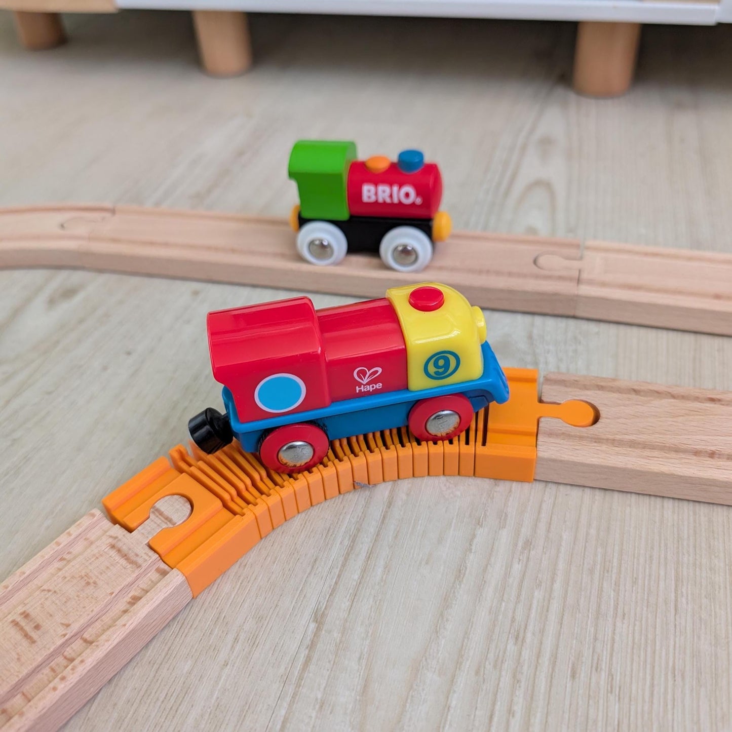 Flexible Schiene für Holzeisenbahn – biegsames Schienenelement für kreative Strecken | Brio, IKEA, Eichhorn, uvm.