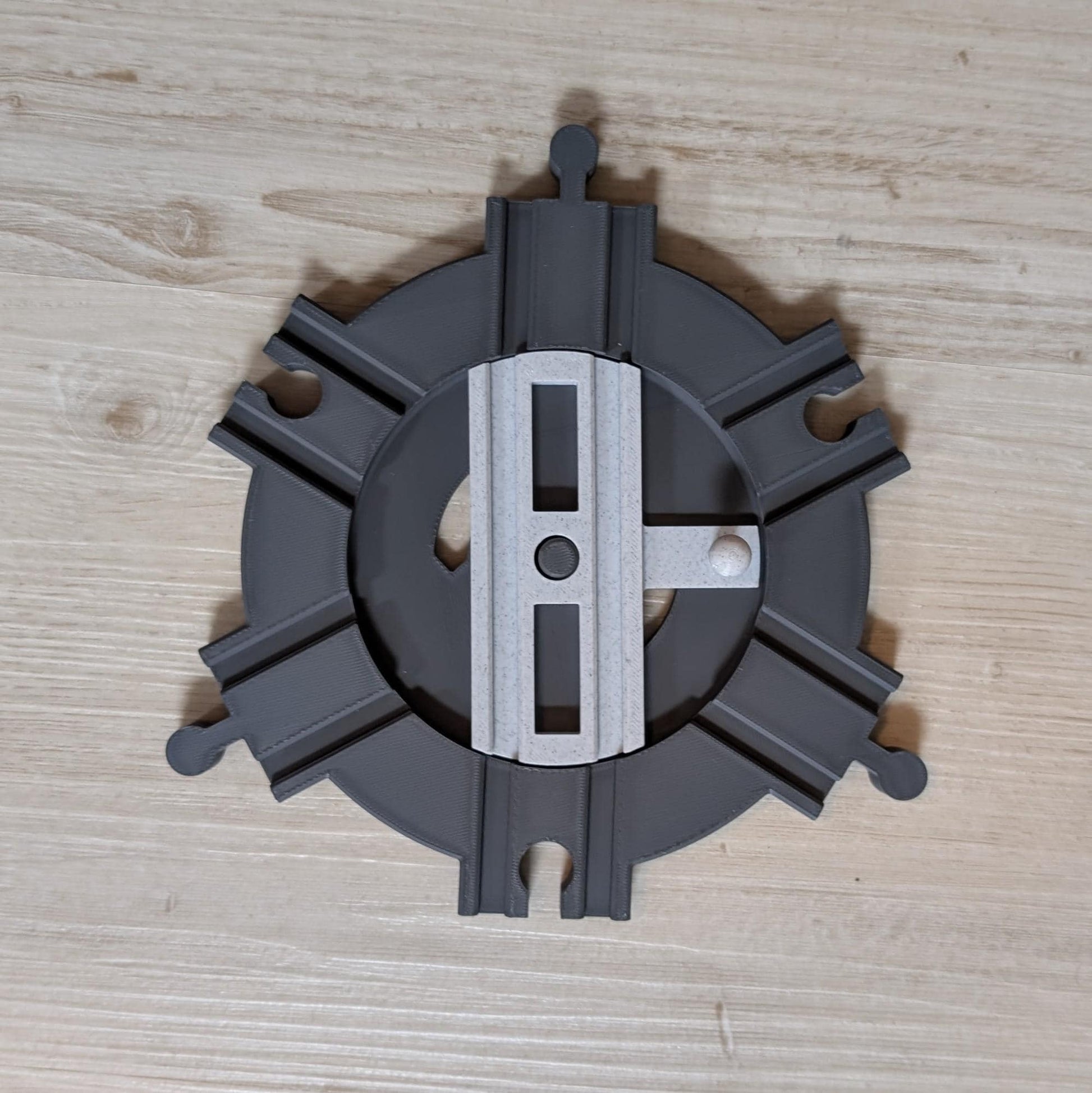 Drehscheibe für Holzeisenbahn - passend für Brio | IKEA Lillabo | Eichhorn | Hape, uvm.