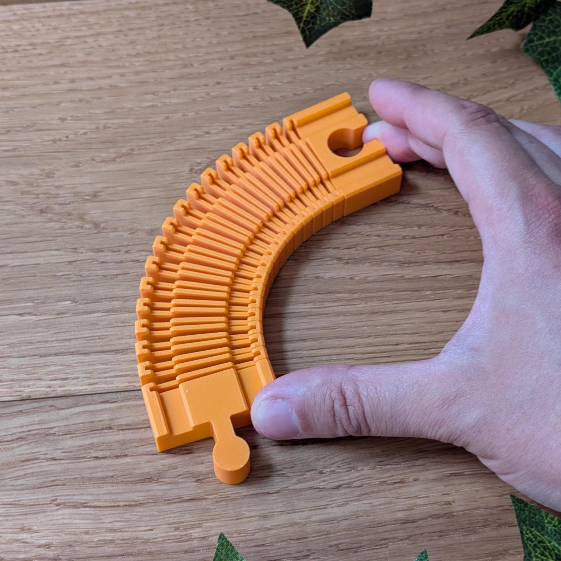 Flexible Schiene für Holzeisenbahn – biegsames Schienenelement für kreative Strecken | Brio, IKEA, Eichhorn, uvm.