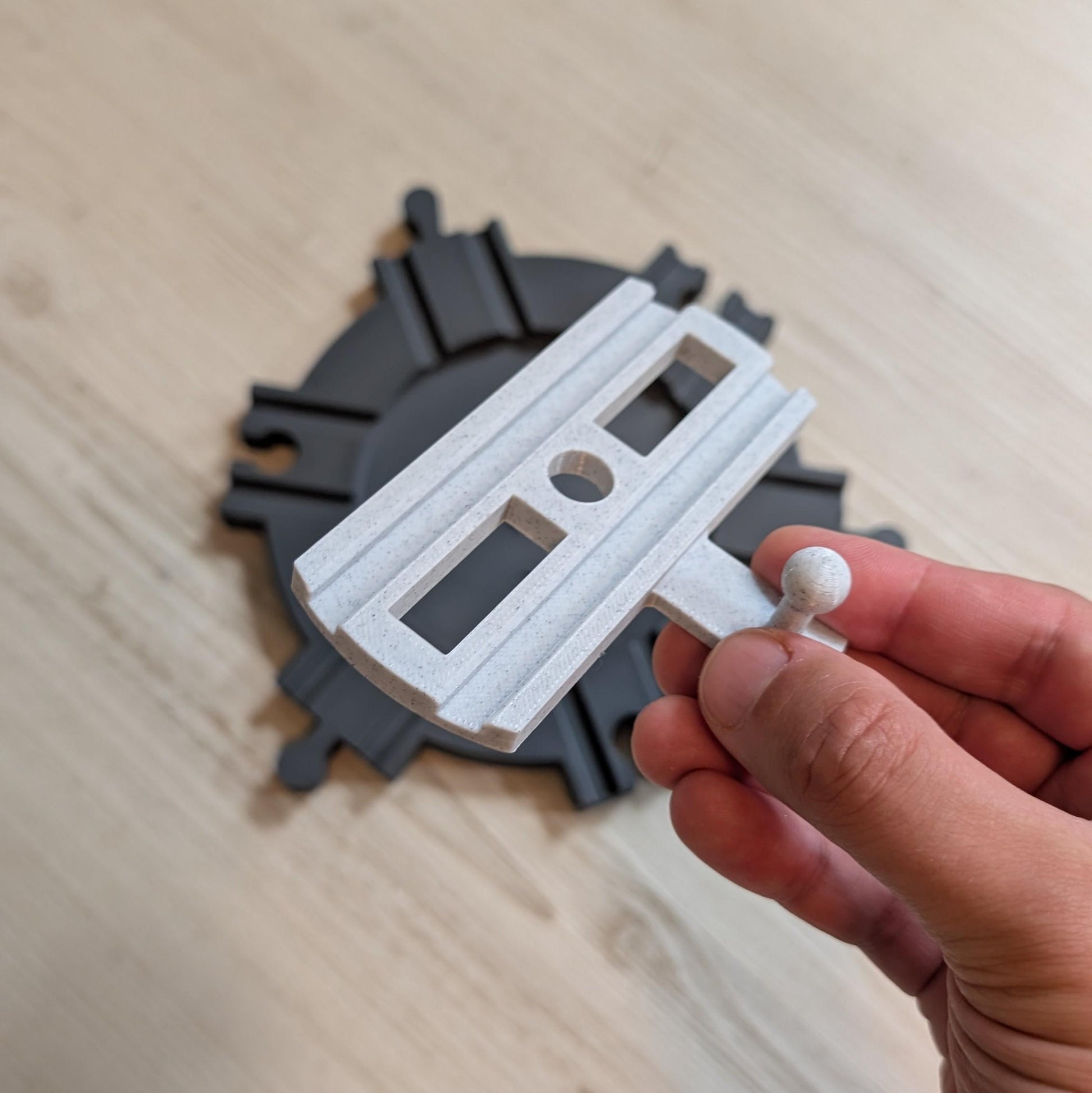 Drehscheibe für Holzeisenbahn - passend für Brio | IKEA Lillabo | Eichhorn | Hape, uvm.