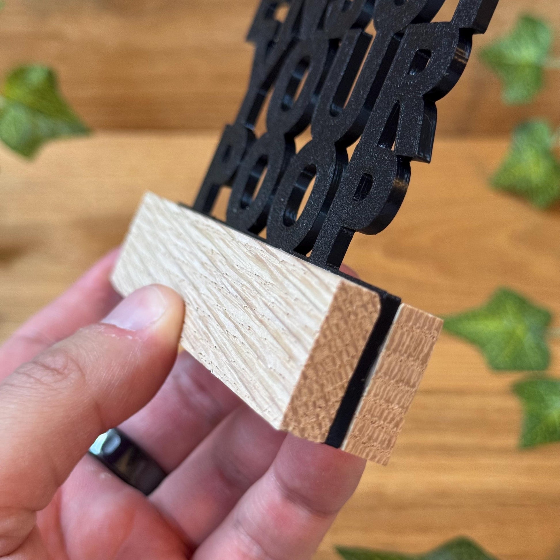 Kloschild lustig | Holzaufsteller Badezimmerdeko "Enjoy your poop"