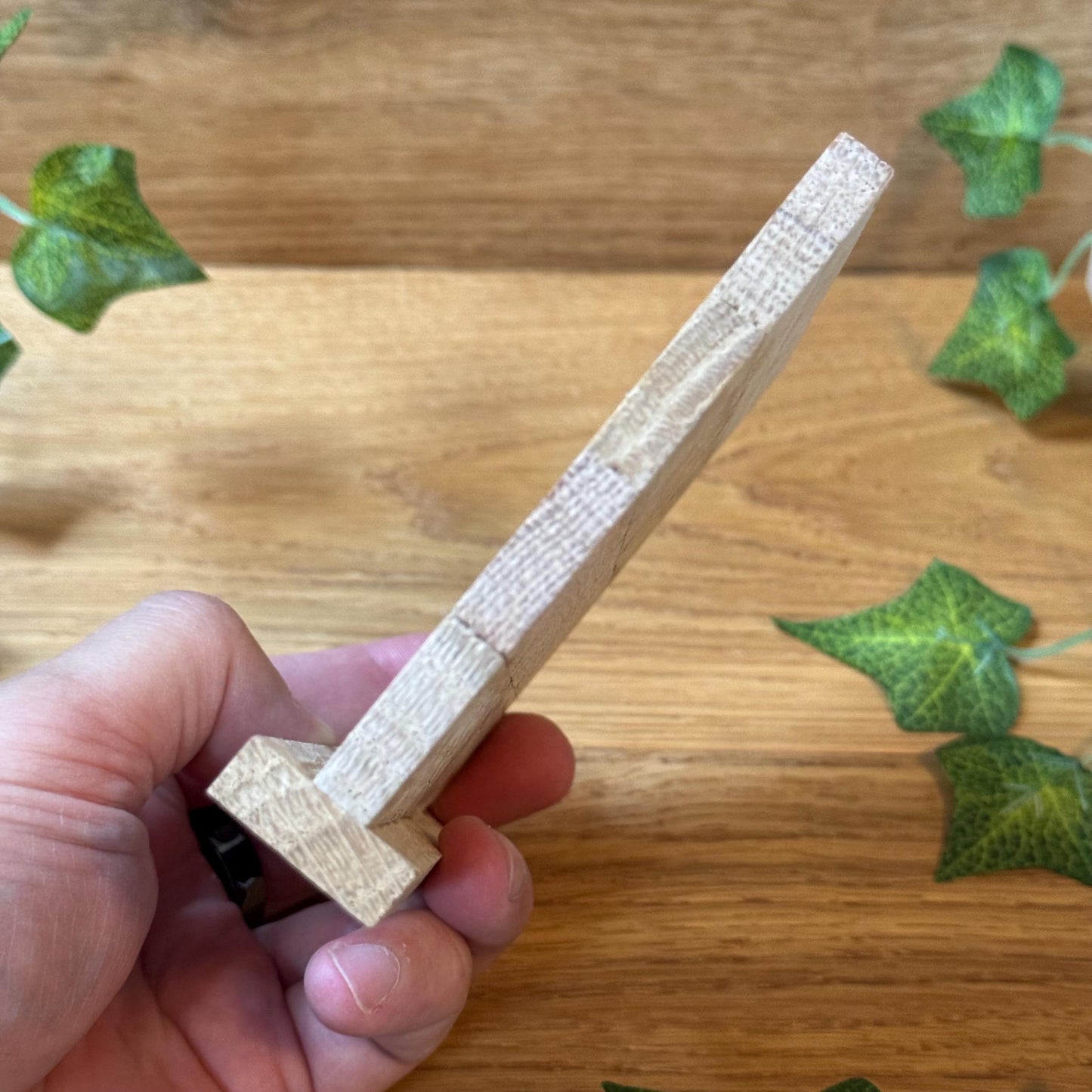 Kloschild lustig | Badezimmerdeko aus Holz "Bitte sitzen bleiben!"