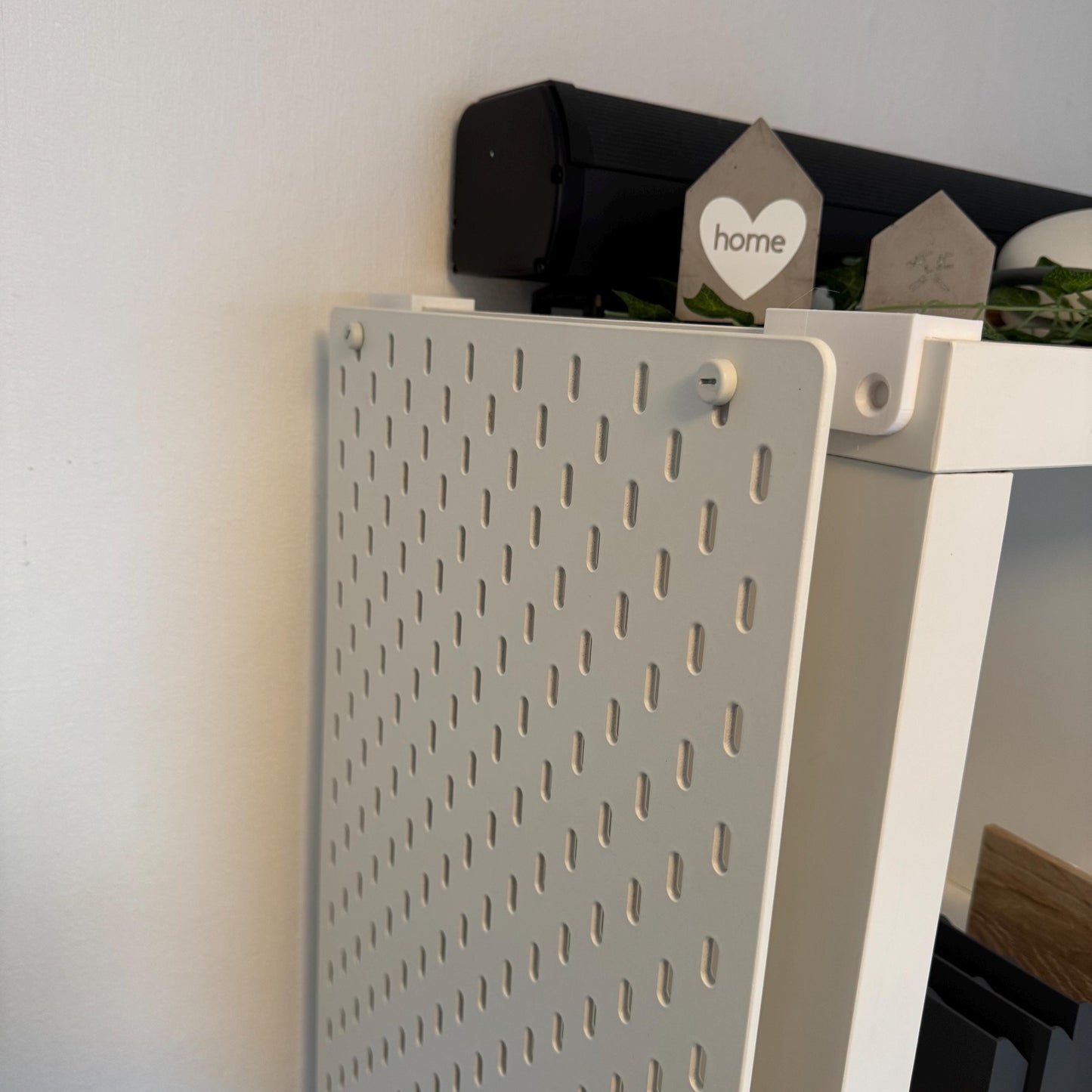 Adapter für IKEA SKADIS an KALLAX Regal | Set 2x Skadis-Kallax-Verbinder