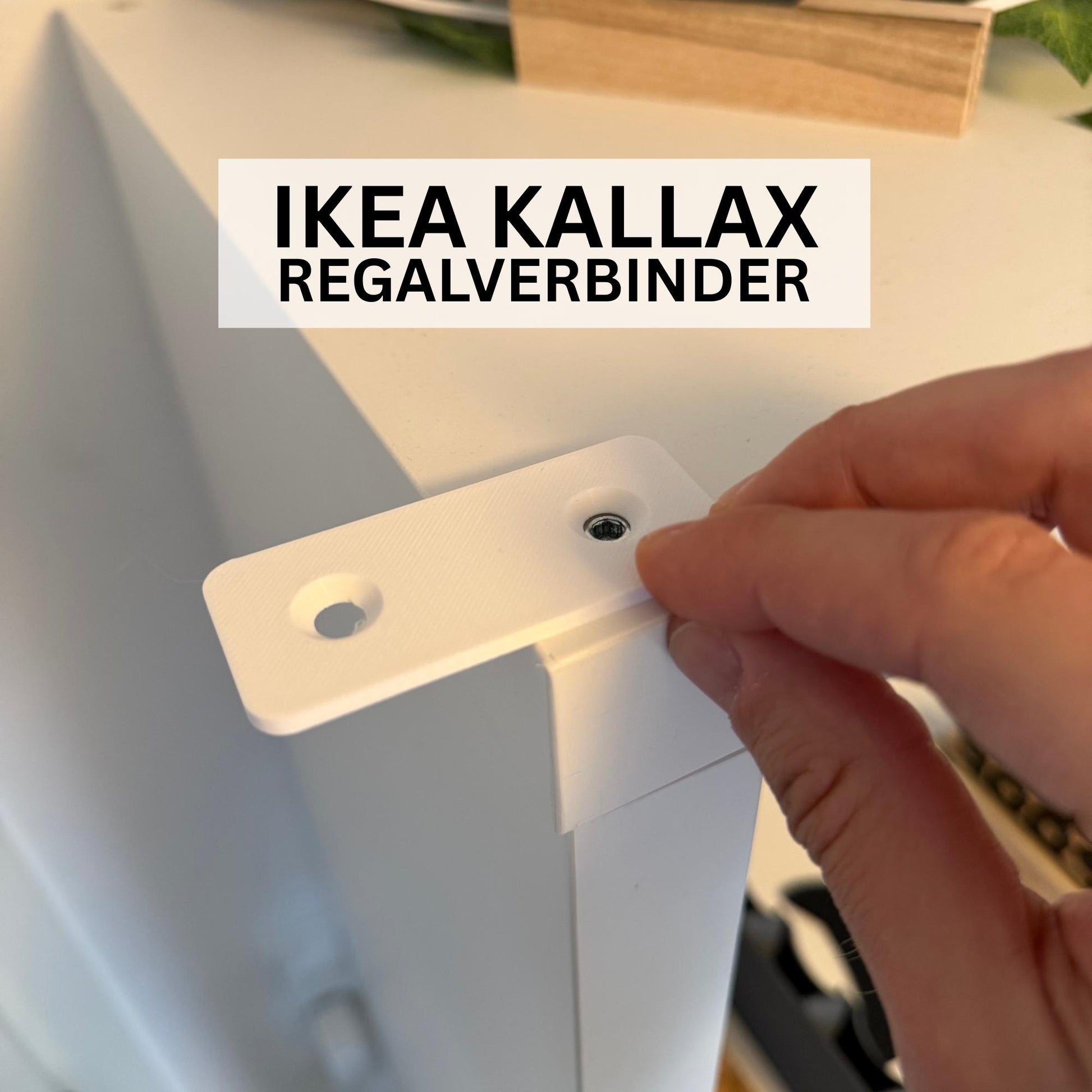 Regalverbinder passend für IKEA KALLAX - ohne bohren! Einfache Montage