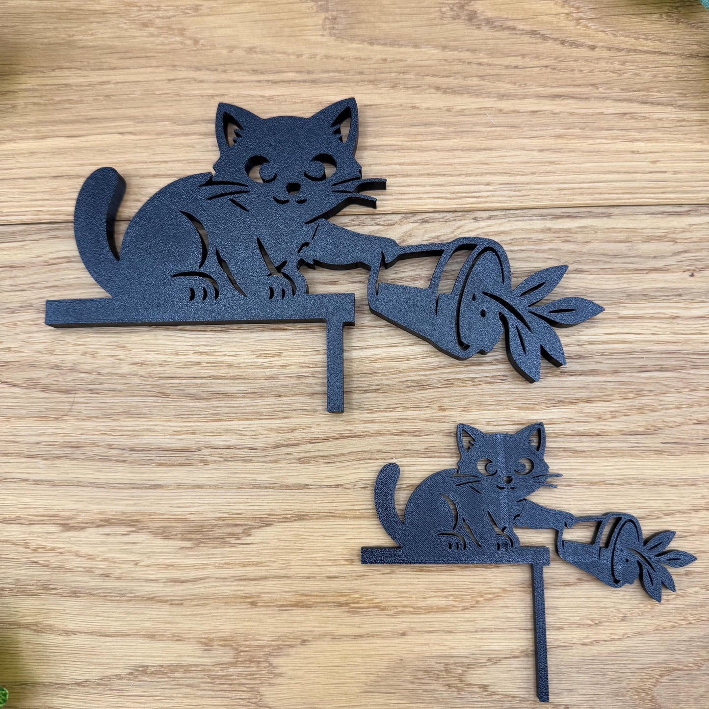 Türrahmen Dekoration Katze | Lustiger Kantenhocker | Geschenk für Katzenfans - verschiedene Größen