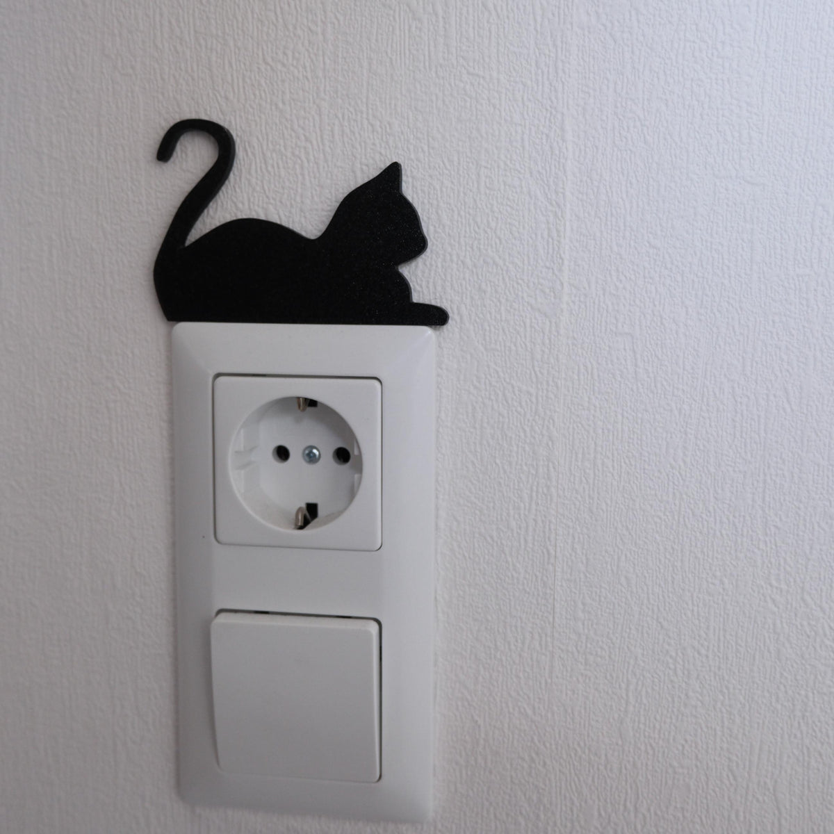 Katzen Kantenhocker für Lichtschalter & Steckdosen – süße Deko für Katzenliebhaber | Motiv3