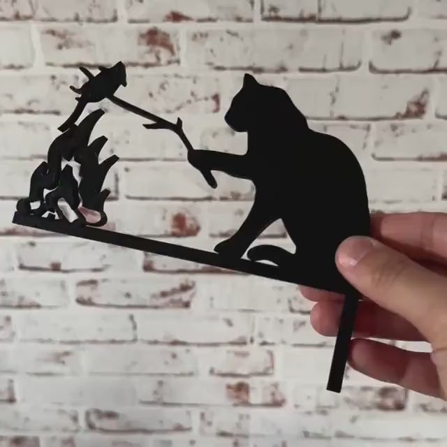 Freche Katzen Dekoration für Türen, Steckdosen, Lichtschalter, PC Monitor. Für Haustierliebhaber