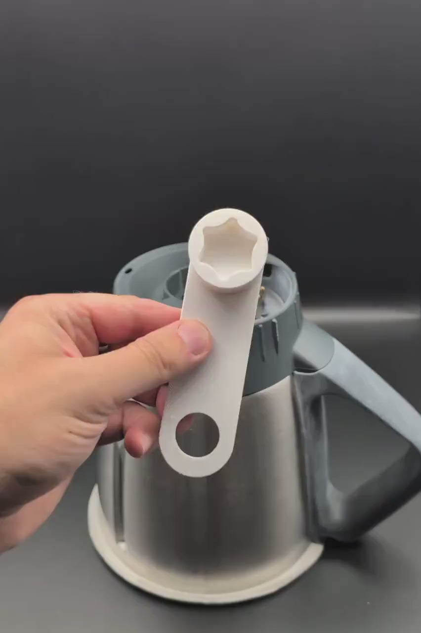 Thermomix Teigblume | Teiglöser für TM5, TM6, TM7 weiß