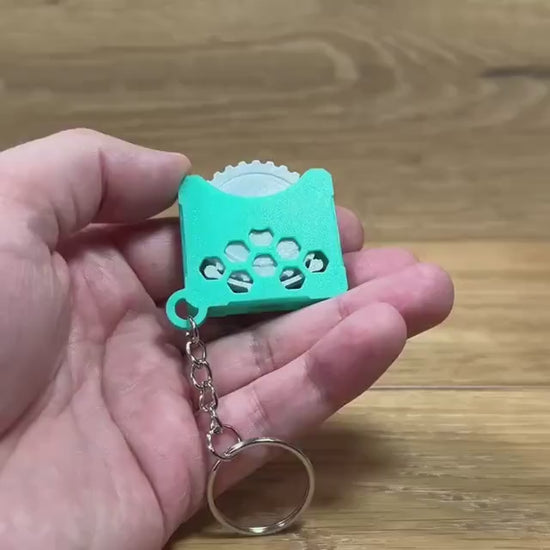 Fidget Toy Anti-Stress Spielzeug Rotary Drehknopf ADHS Sensorischer Schlüsselanhänger Stressabbau Schreibtisch Kleine Geschenkidee Alltag