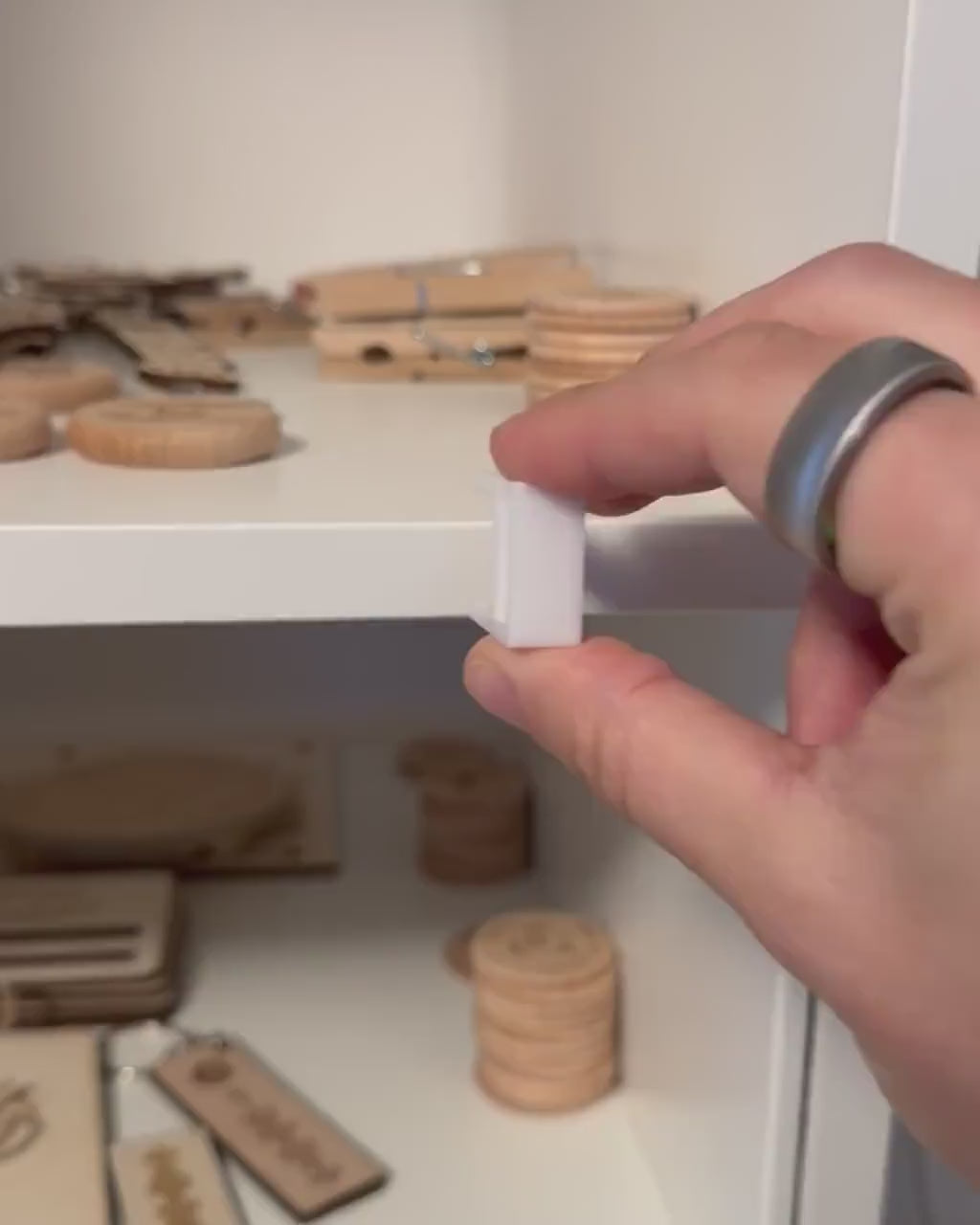 IKEA Kallax Kabel Clips - für innere Regalböden