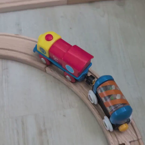 Flexible Schiene für Holzeisenbahn – biegsames Schienenelement für kreative Strecken | Brio, IKEA, Eichhorn, uvm.