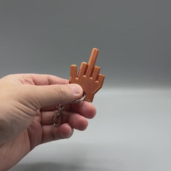 Mittelfinger Schlüsselanhänger  - lustiger Schlüsselbund Anhänger - für schlechte Tage!